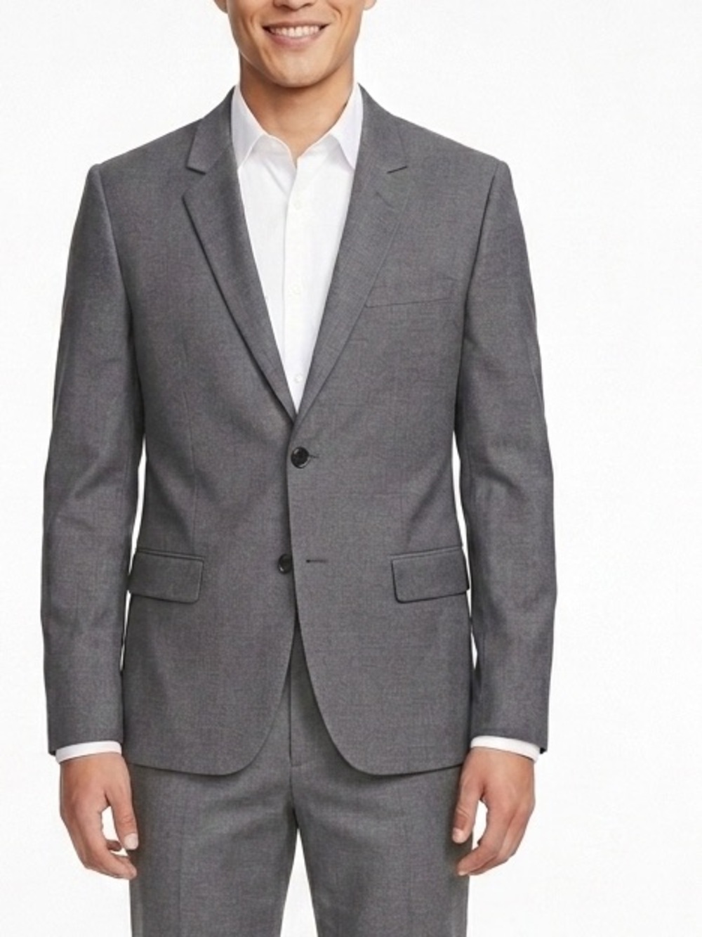 NWT IRO Beni Suit Jacket Blazer Dark Grey Gray Wool Sz FR 48 US 38
